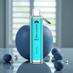 Hayati Pro Max 4000 Puffs Engangsdamp Hr. Blå – 2%/5% Nikotin, 1400mAh, Genopladelig