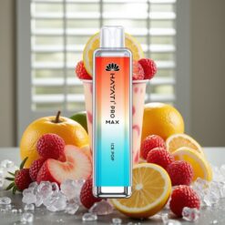 Hayati Pro Max 4000 Puffs Engangsdamp Is-Pop – 2%/5% Nikotin, 1400mAh, Genopladelig, 28×28×120mm