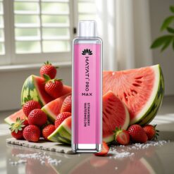 Hayati Pro Max 4000 Puffs Engangsdamp Jordbær Vandmelon – 2%/5% Nikotin, 1400mAh, Genopladelig