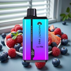 Hayati Pro Ultra 15000 Puffs - 2×12ml / 2% / Blå Sur Hindbær