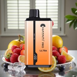 Hayati Pro Ultra 15000 Puffs Engangsdamp Bru Is - 15000+ Puffs, 850mAh, 2×12ml, 2%