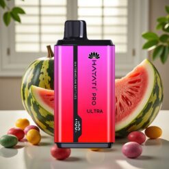 Hayati Pro Ultra 15000 Puffs Vandmelon Skittles 2×12ml 2% 850mAh